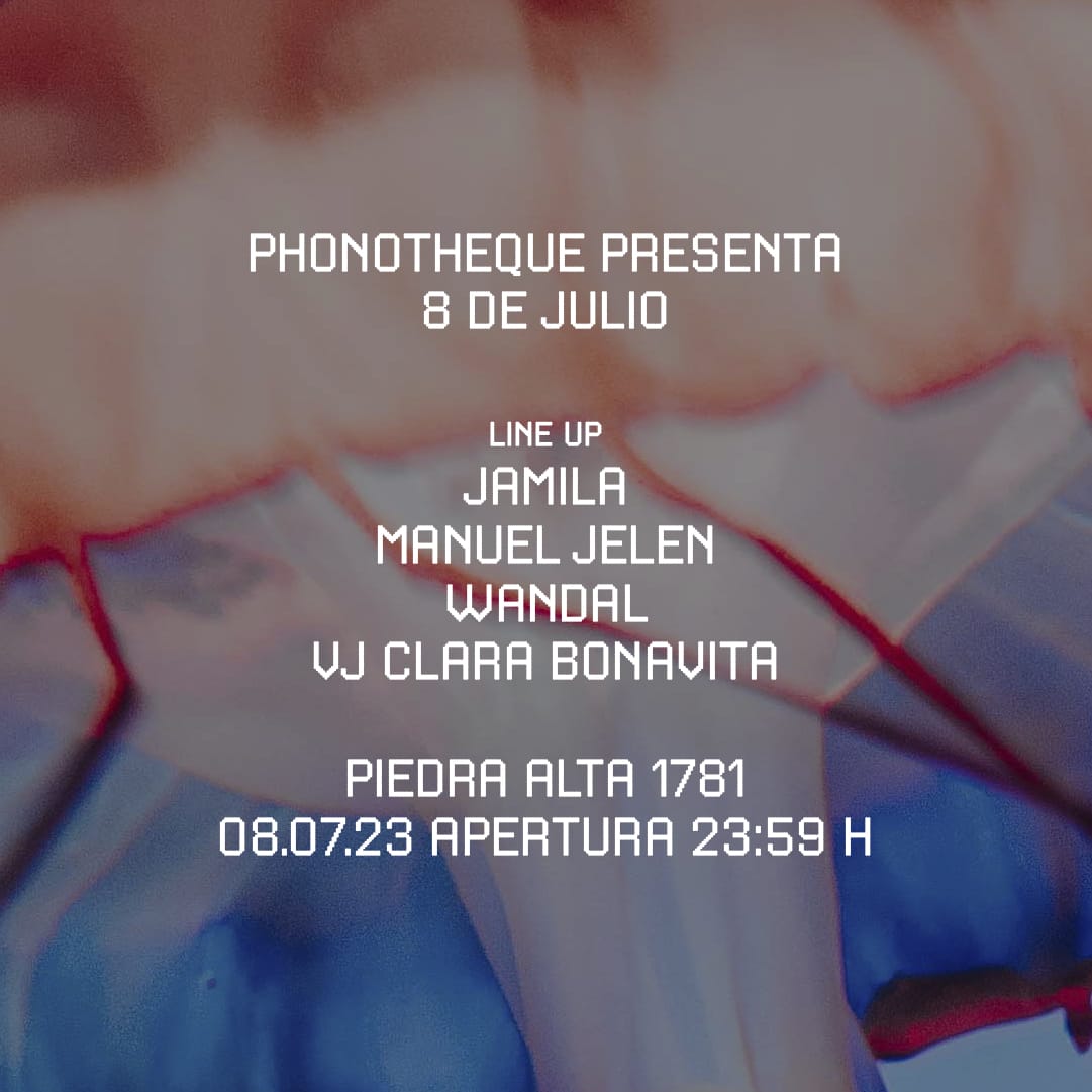 foto PHONOTEQUE PRESENTA 14 JULIO